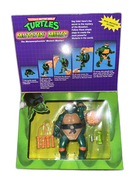 New Tmnt Teenage Mutant Ninja Turtles Mutatin’ Mikey Michelangelo Storage Shell