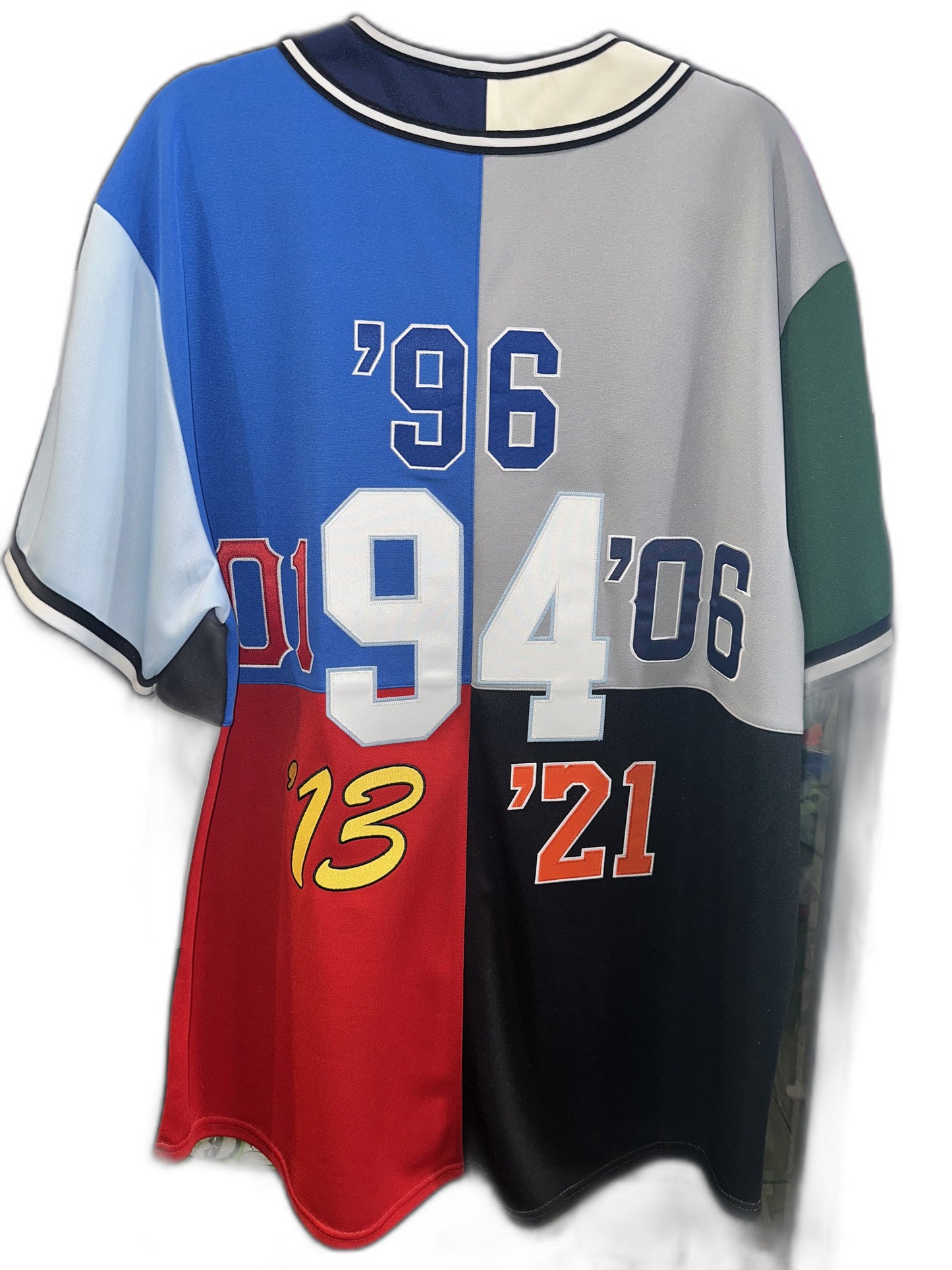 New Supreme Mitchell & Ness Patchwork Baseball Jersey Size Xl Mens