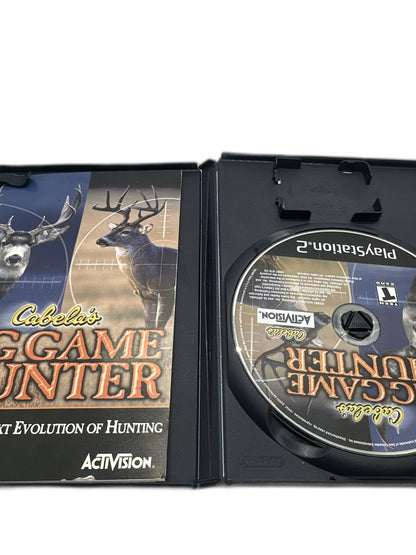 Sony PS2 Cabela'S Big Game Hunter CIB Tested