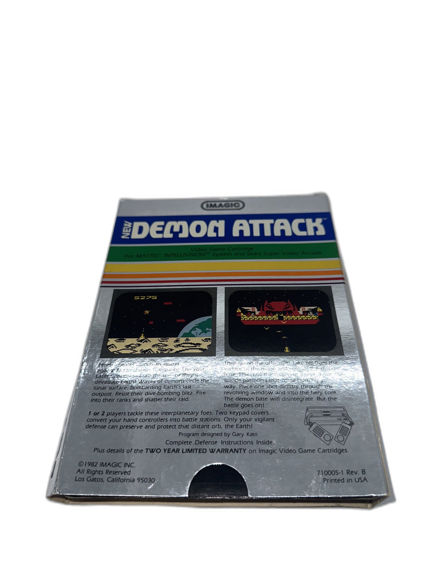 Mattel Intellivision Demon Attack CIB Tested