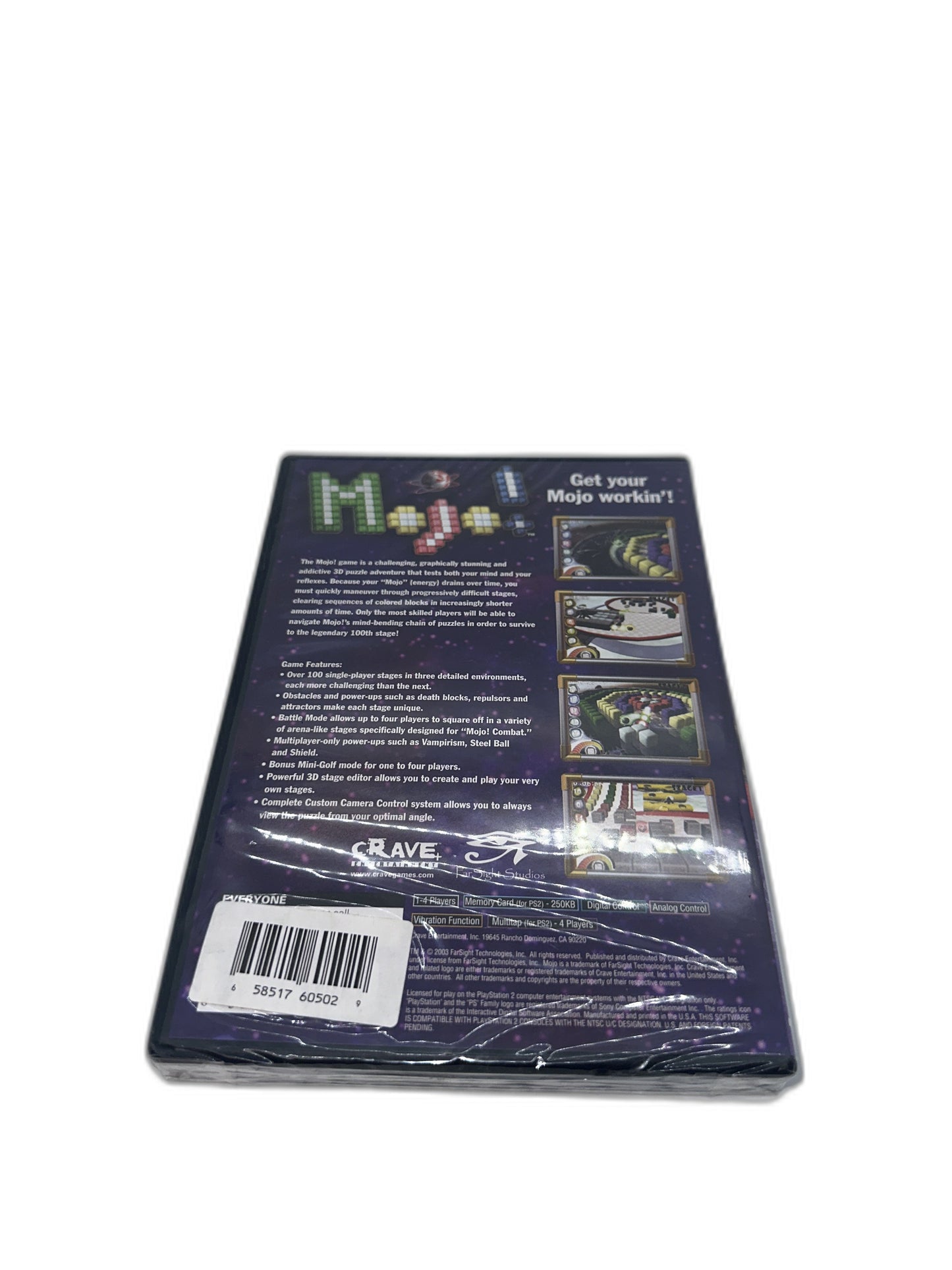 Sealed Sony PS2 Mojo CIB