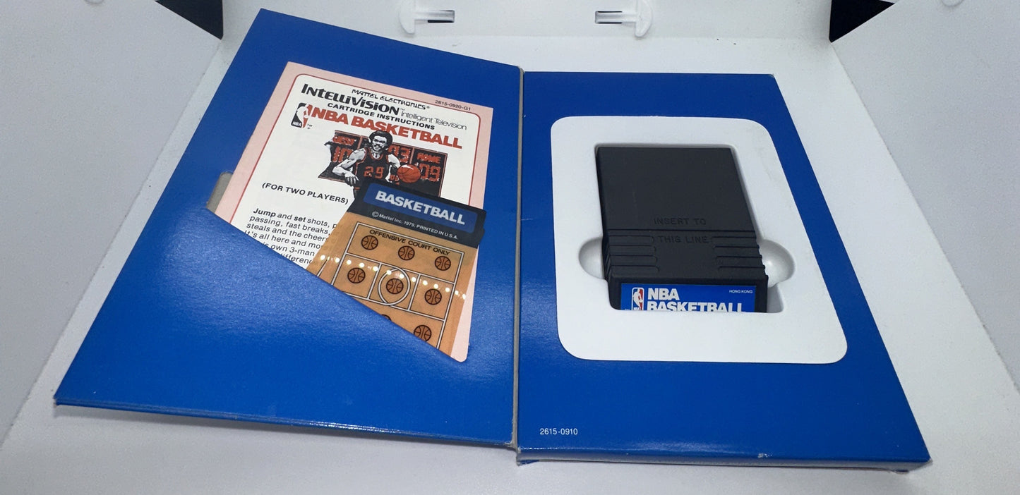 Mattel Intellivision Nba Basketball CIB Tested