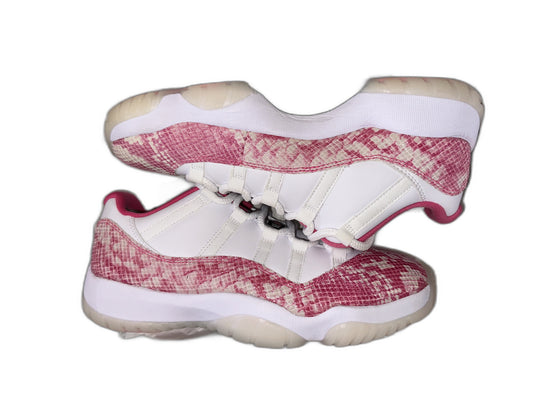 New Air Jordan 11 Pink Snakeskin Womens Size 10 AH7860106