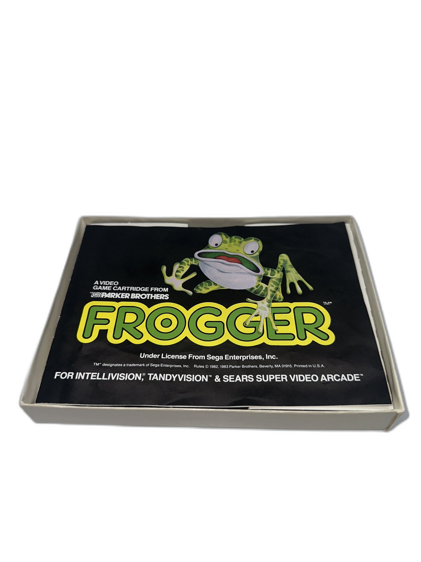 Mattel Intellivision Frogger CIB Tested