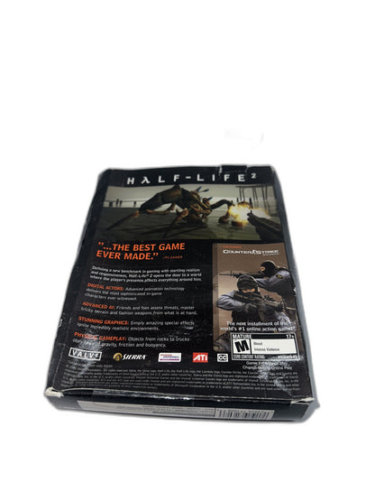 Pc Half Life 2 Big Box G Man CIB Tested