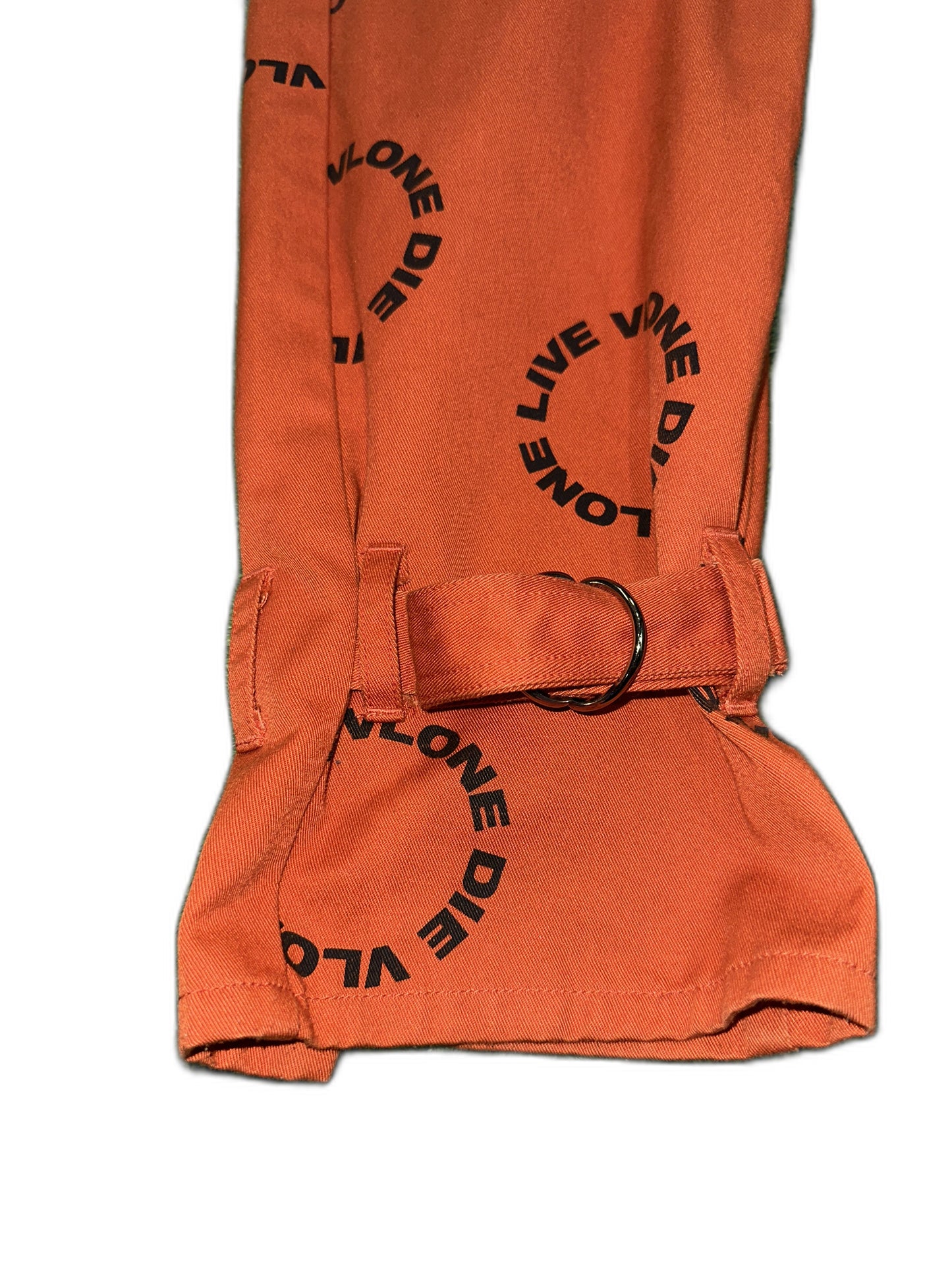 Vlone Bondage Pants Orange Size W34 Mens