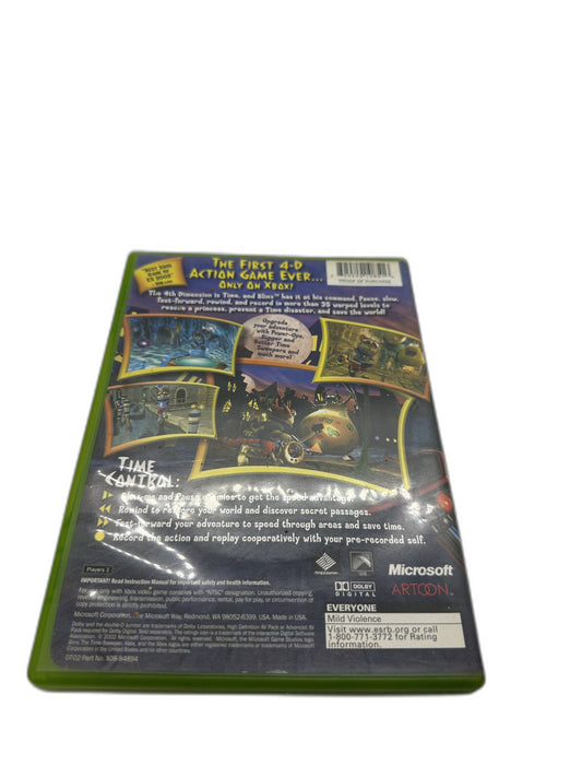 Microsoft Xbox Og Blinx Time Sweeper CIB Tested