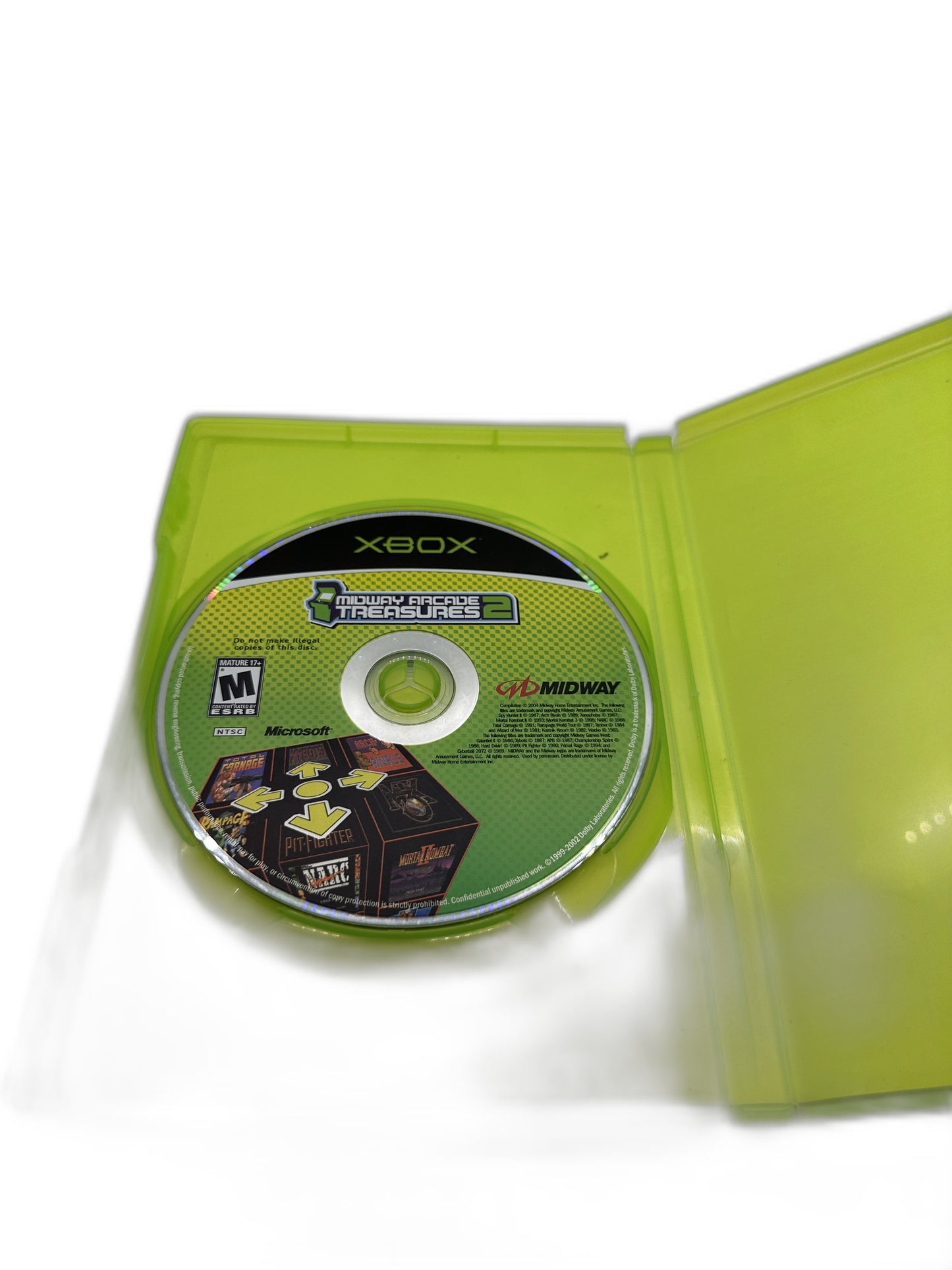 Microsoft Xbox Og Midway Arcade Treasures 2 Tested