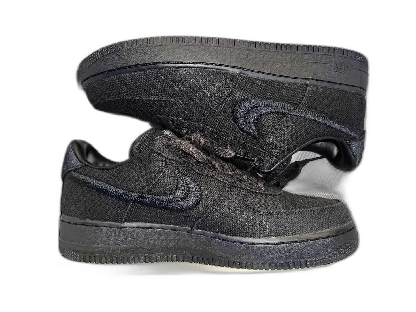 New Nike Stussy Air Force 1 Black Size 11 Mens CZ9084001
