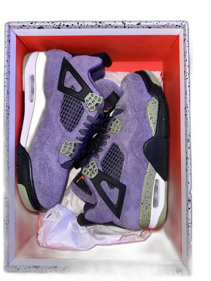 New Air Jordan 4 Canyon Purple Size 5 Womens AQ9129500