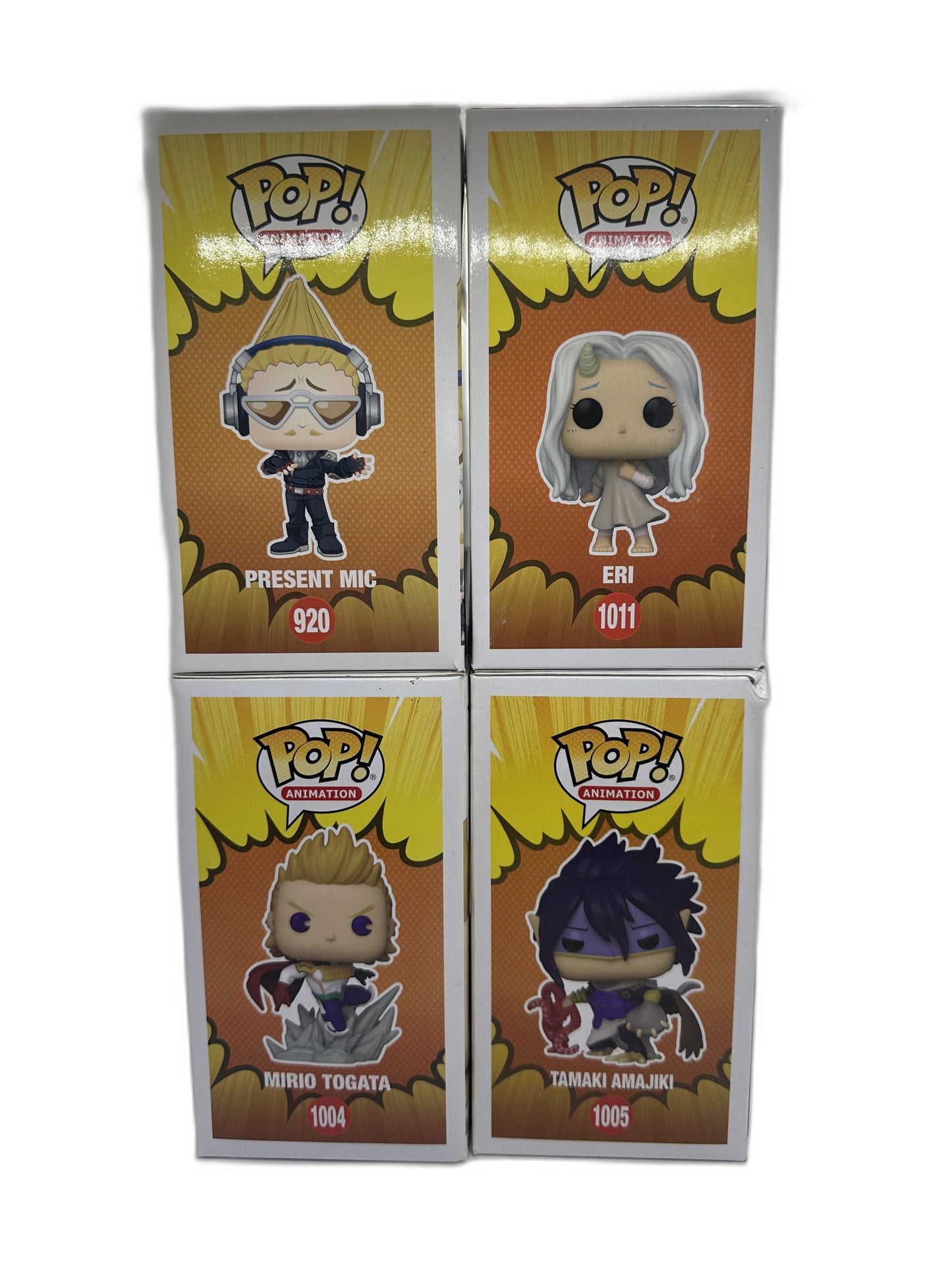 New Lot Of 4 Funko Pop Mirio Togata Tamaki Amajiki Present Mic Eri