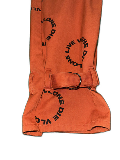 Vlone Bondage Pants Orange Size W34 Mens
