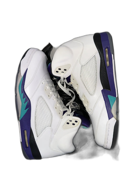New Air Jordan Grape 5 2013 Size 12 Mens 136027-108