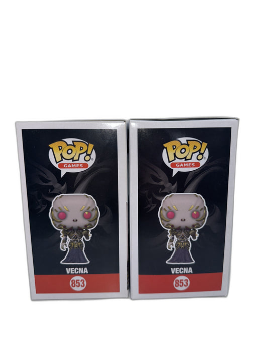 New Lot Of 2 Funko Pop Vecna (Metallic) W/ Dice #853