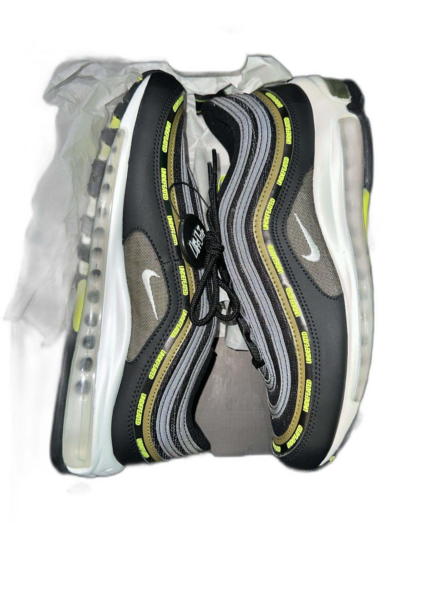 New Nike Air Max 97 Undefeated Black Size 9.5 Mens DC4830001