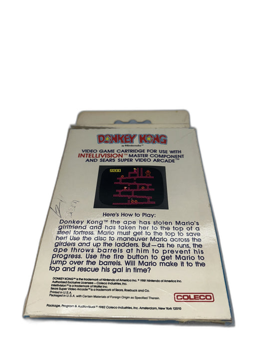Mattel Intellivision Donkey Kong CIB Tested