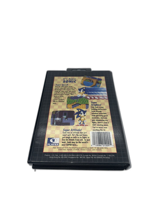 Sega Genesis Sonic Hedgehog (Not For Resale) Tested