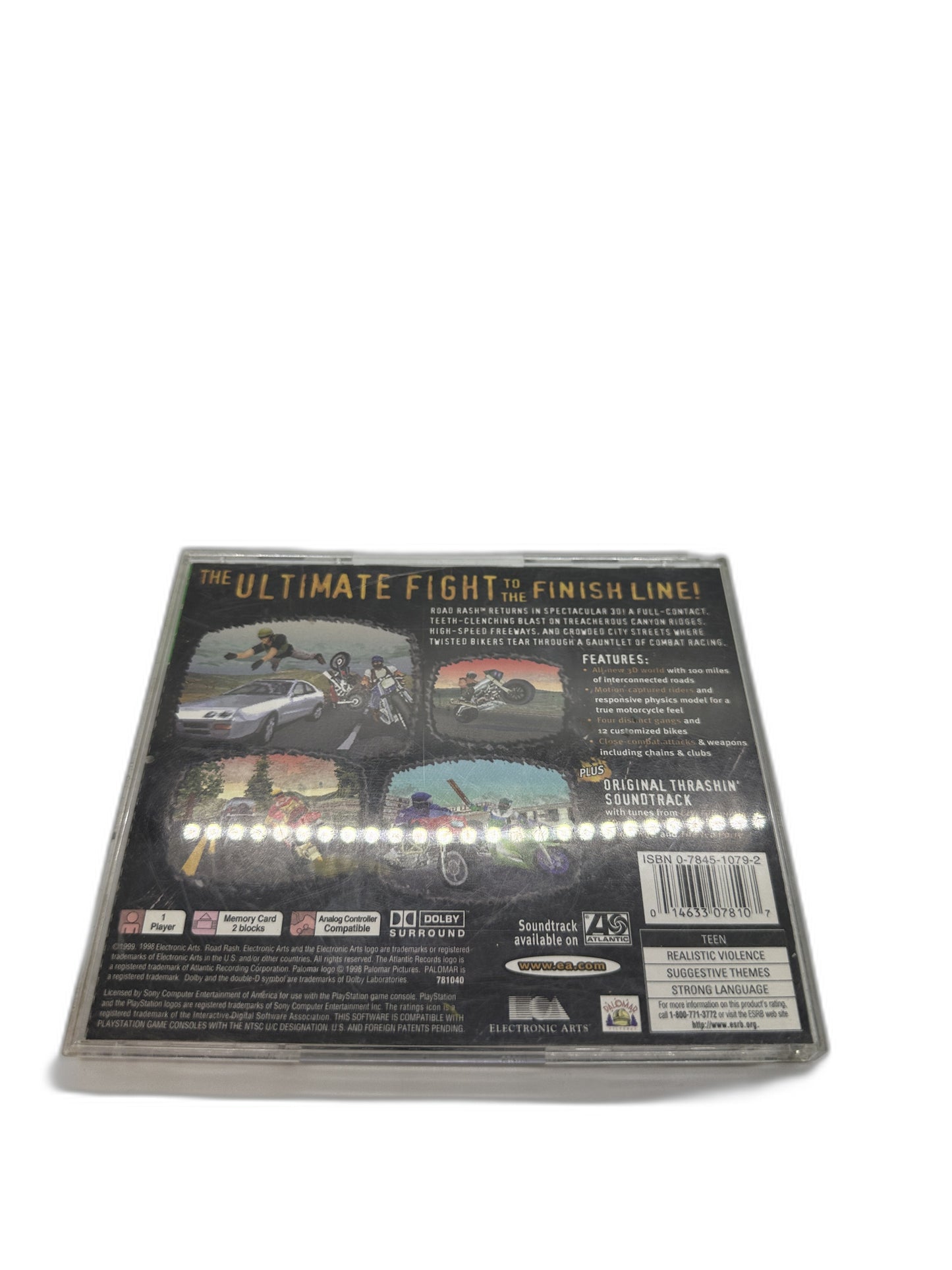 Sony PS1 Road Rash 3D Tested