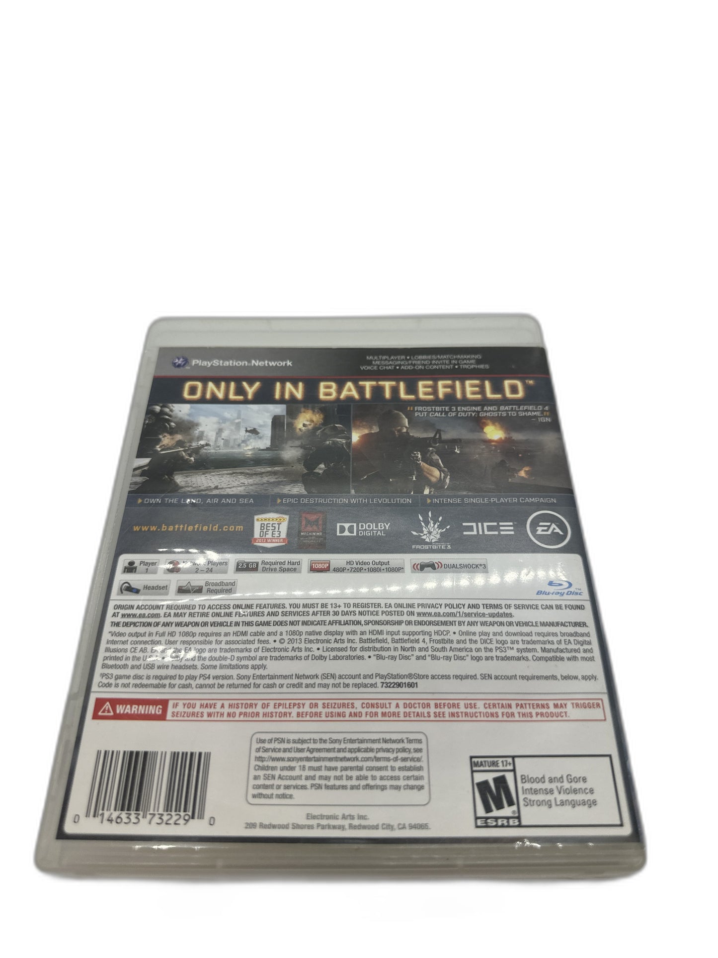 Sony PS3 Battlefield 4 Tested