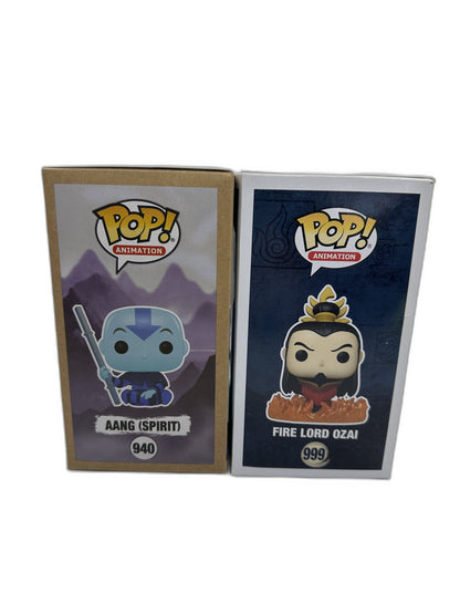 New Funko Pop Aang (Spirit) Glows In Dark + Fire Lord Ozai #940 #999