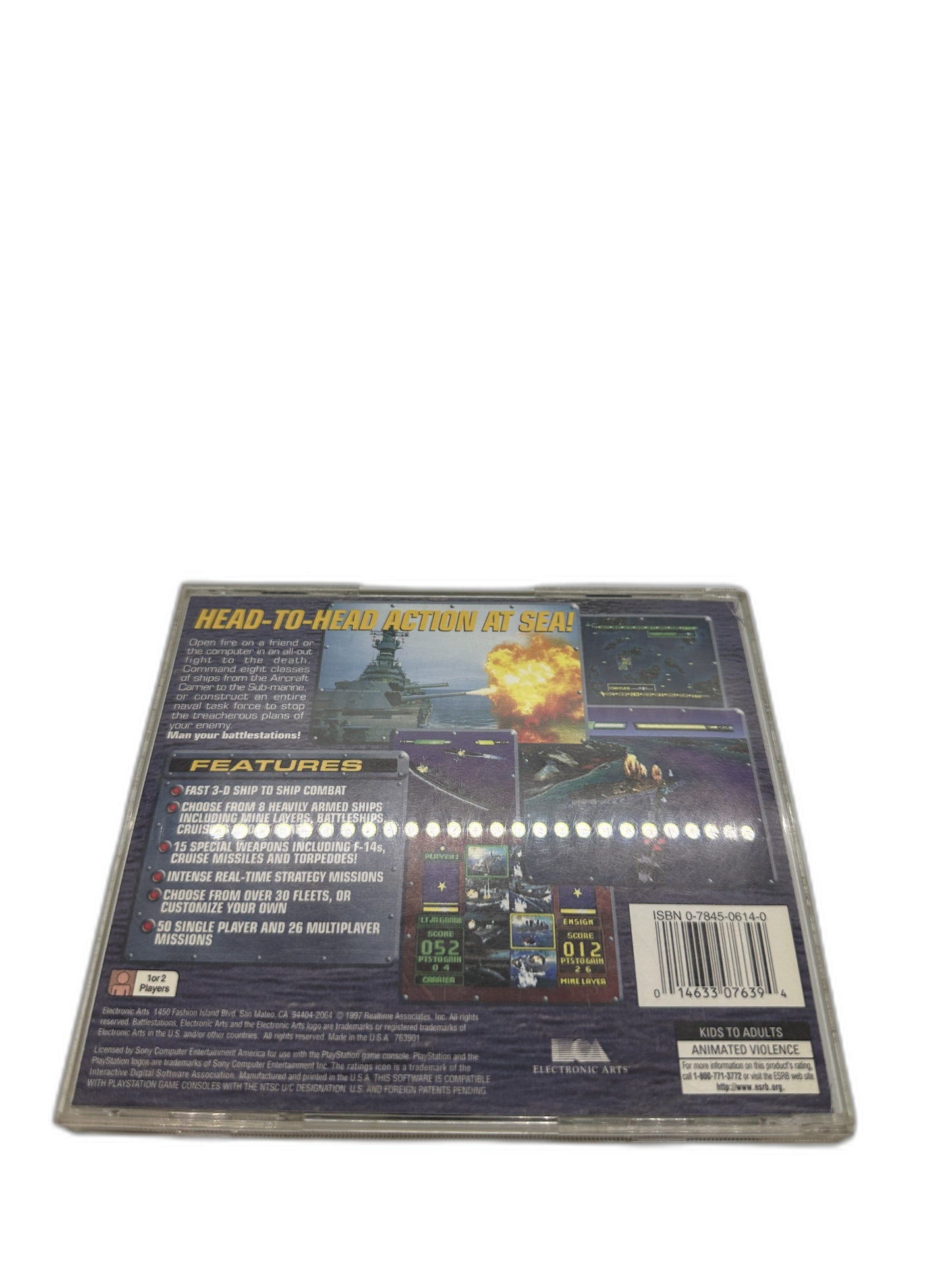 Sony PS1 Battle Stations CIB Tested