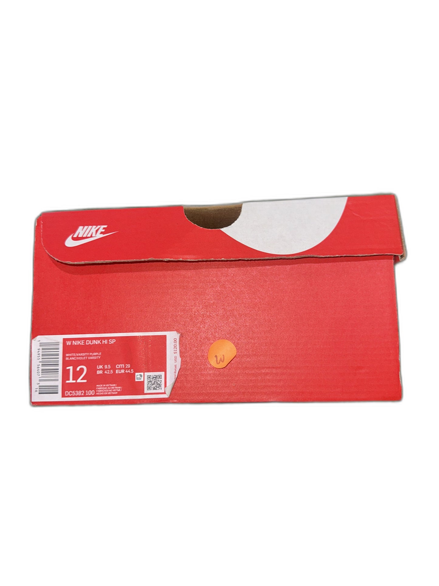 New Nike Dunk High Varsity Purple Womens Size 12 DC5382100