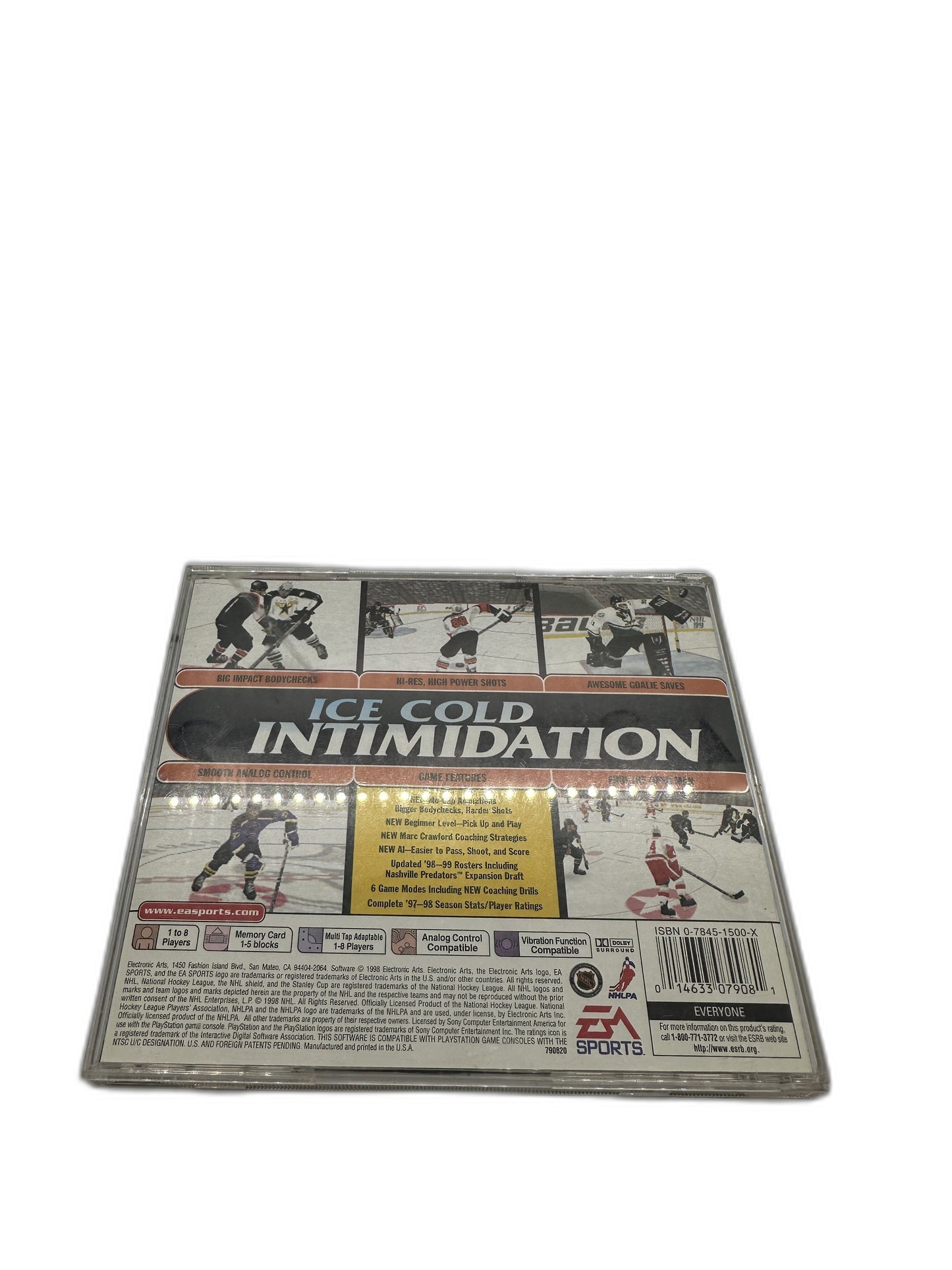 Sony PS1 Nhl 99 CIB Tested