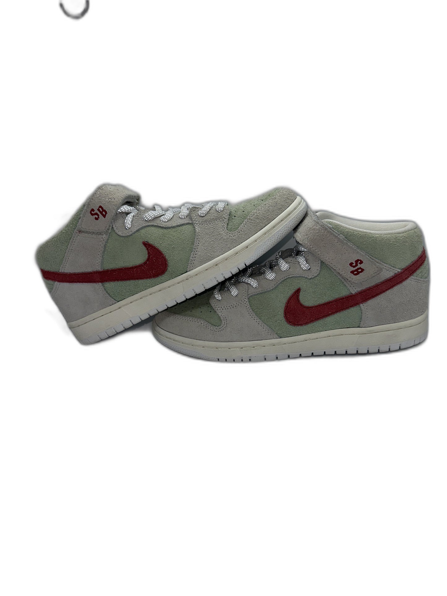Nike White Widow Dunk Mid Size 8 Mens AQ2207-163