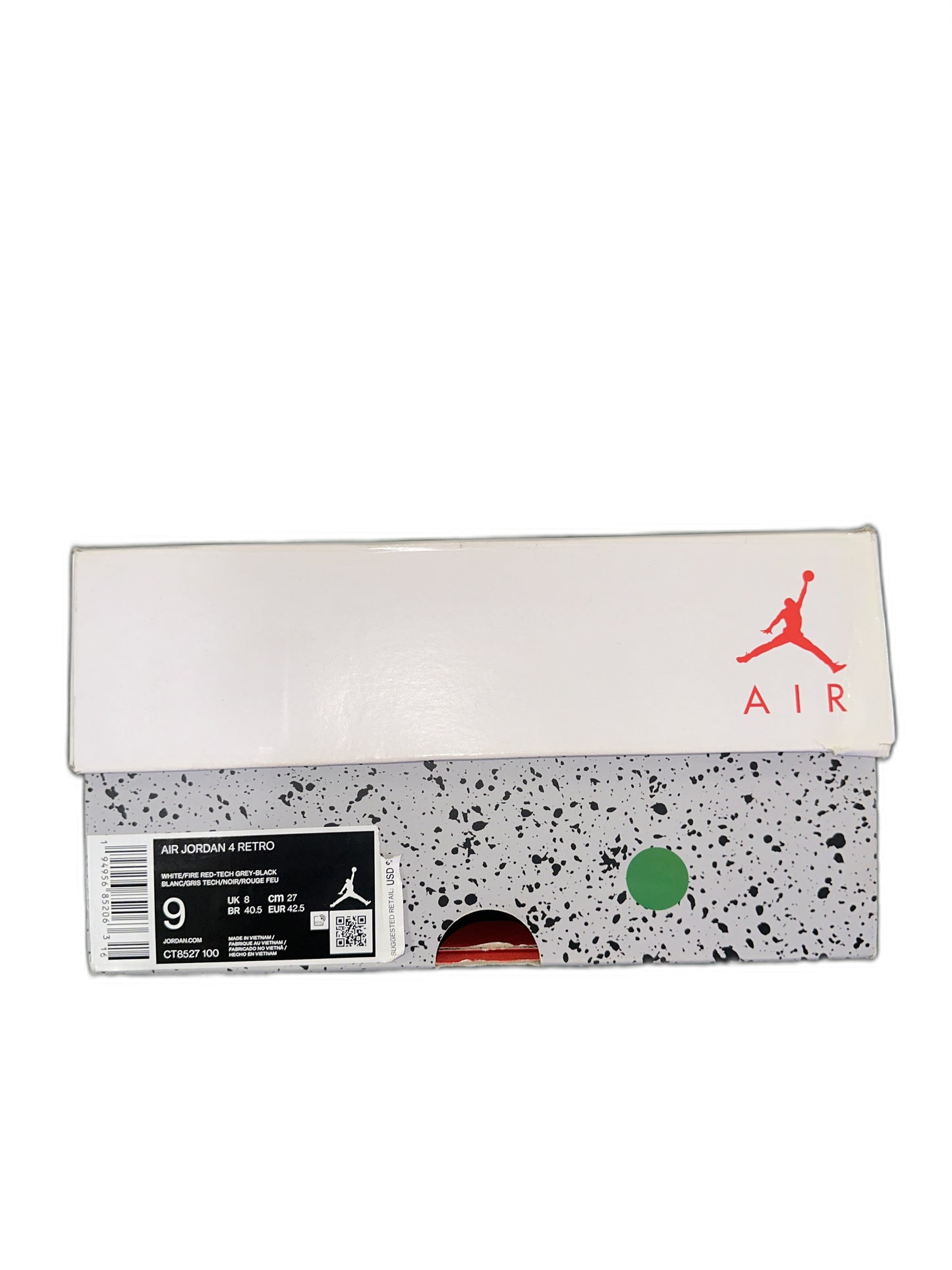 New Air Jordan 4 Oreo Size 9 Mens CT8527-100