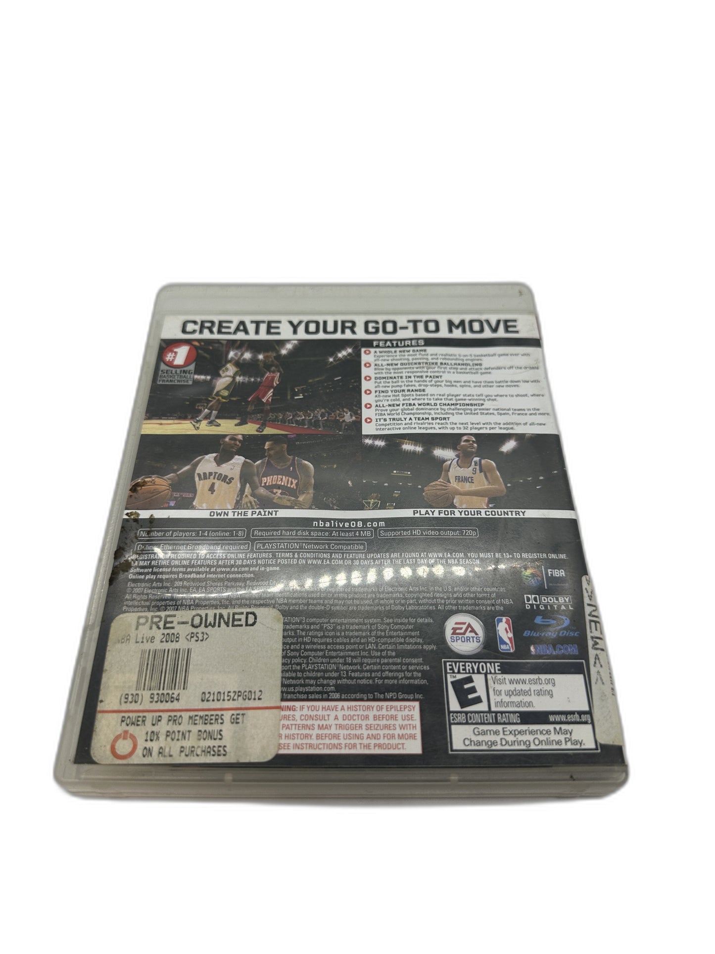Sony PS3 Nba Live 8 CIB Tested