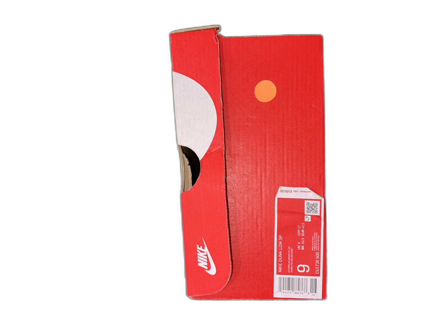 New Nike Dunk Low Plumb Size 9 Mens CU1726500