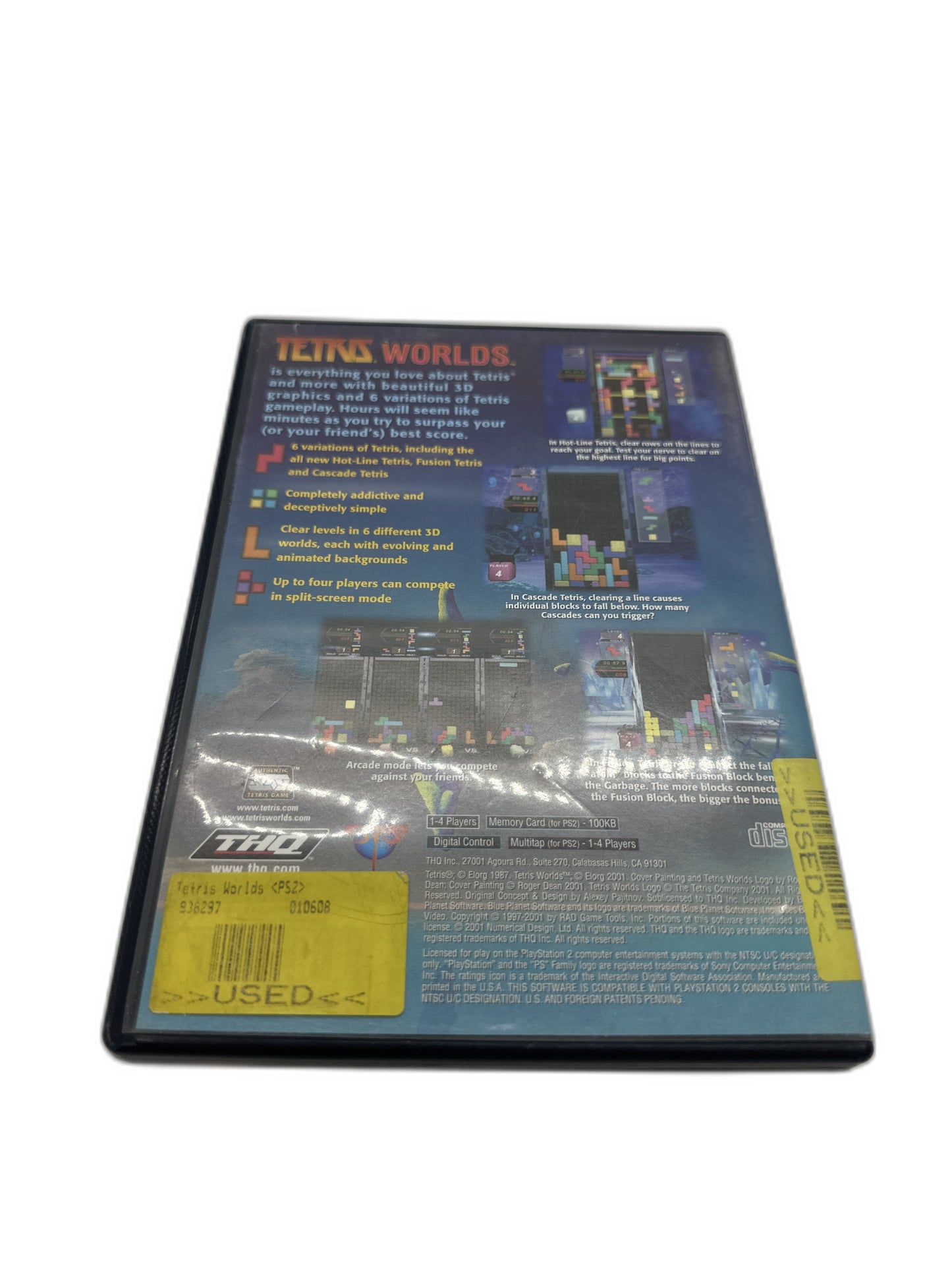 Sony PS2 Tetris Worlds CIB Tested