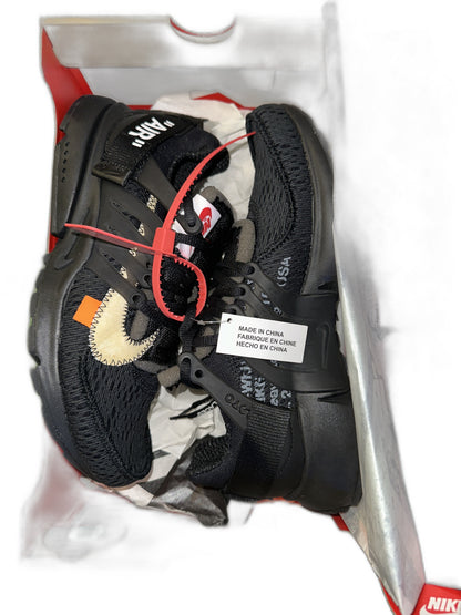 New Nike Off White Air Presto Off-White Black Size 6 Mens AA3830002