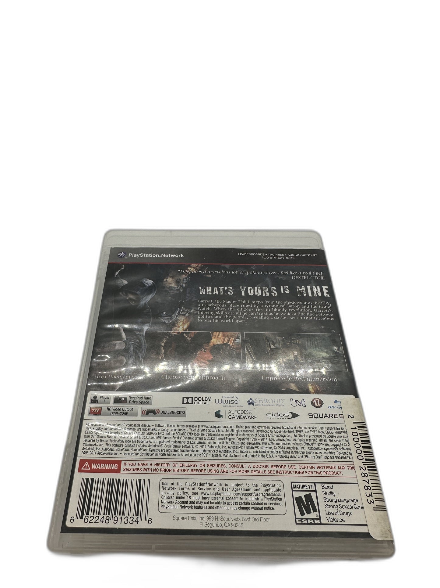 Sony PS3 Thief Tested