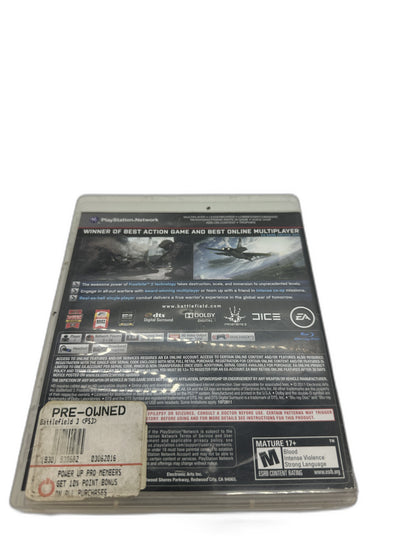 Sony PS3 Battlefield 3 Tested