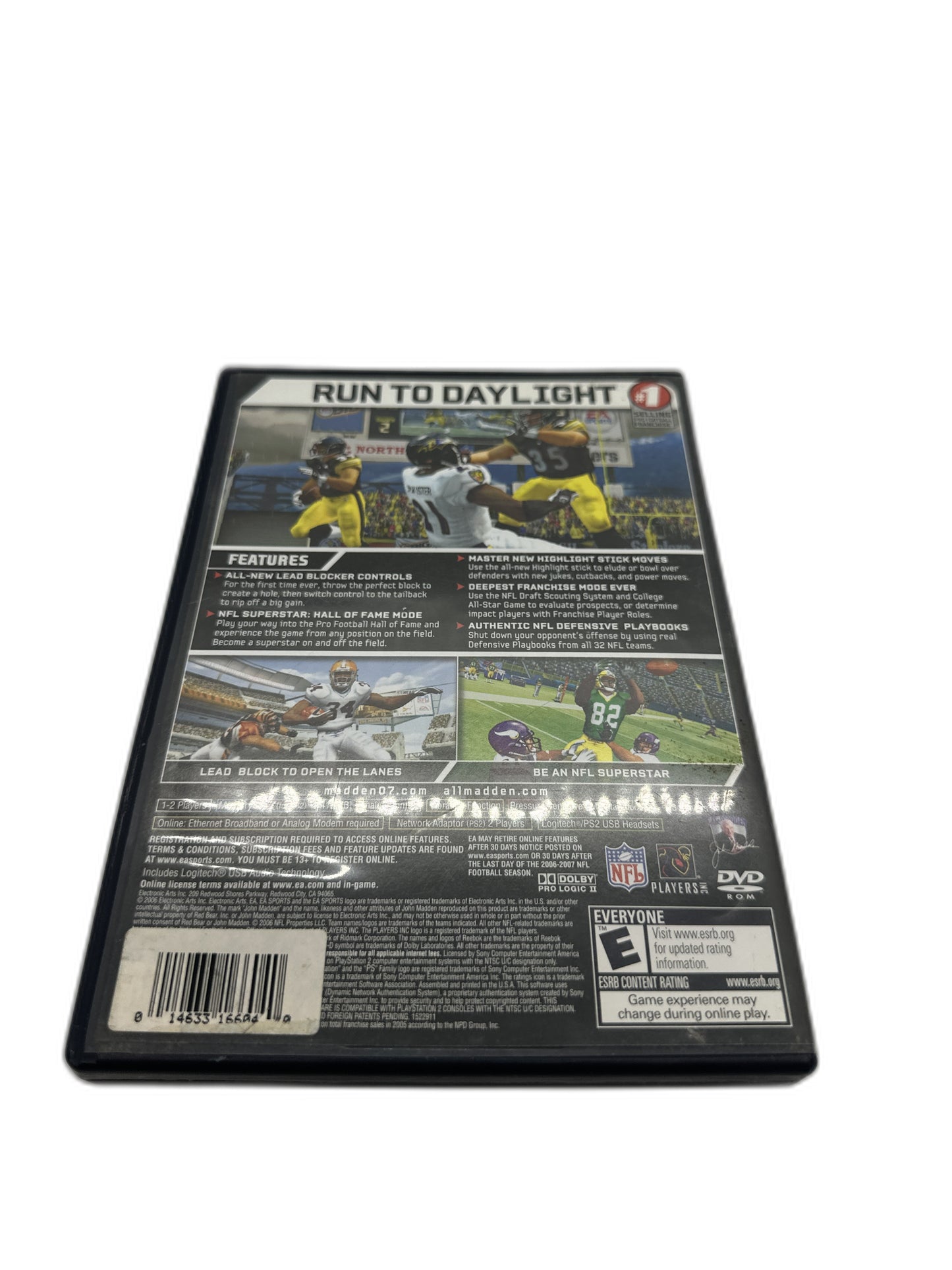 Sony PS2 Madden Nfl 7 CIB Tested