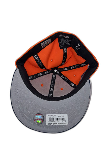 New Hat Club Orange Crush Ny Size 7 1/8