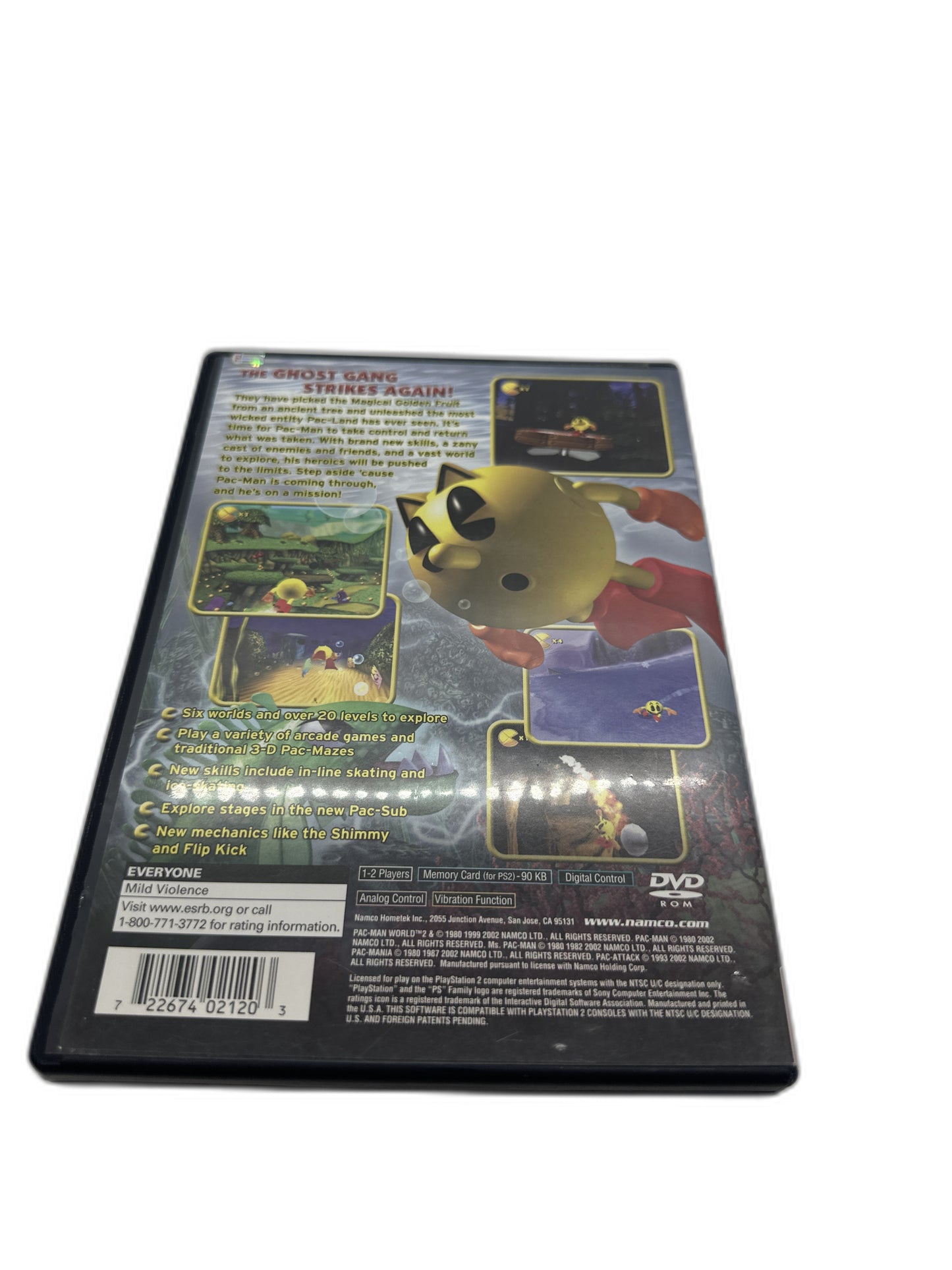 Sony PS2 Pacman World 2 CIB Tested