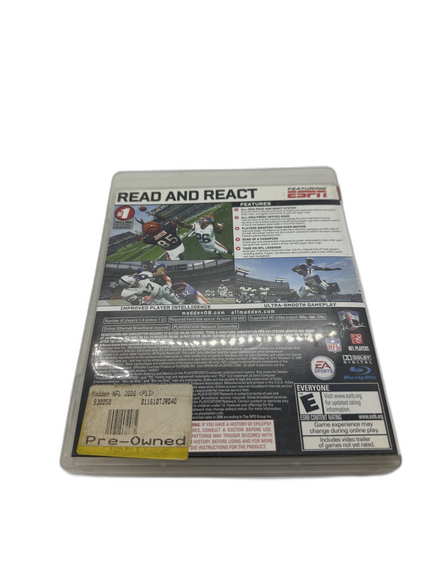Sony PS3 Madden 8 CIB Tested