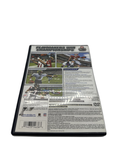 Sony PS2 Madden Nfl 4 CIB Tested