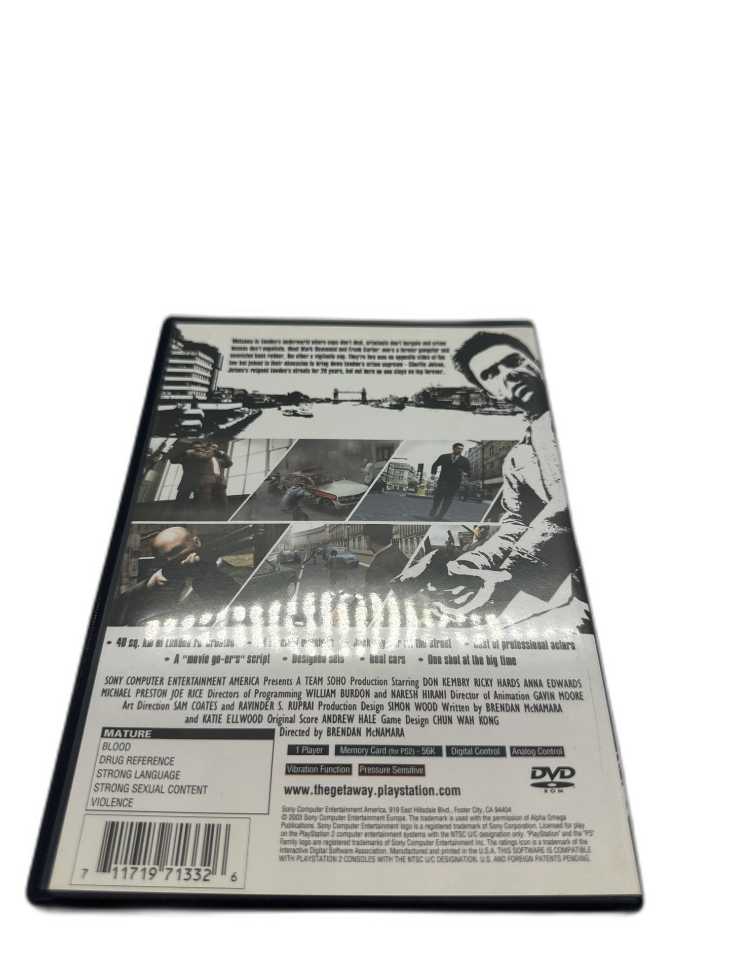 Sony PS2 The Getaway Tested