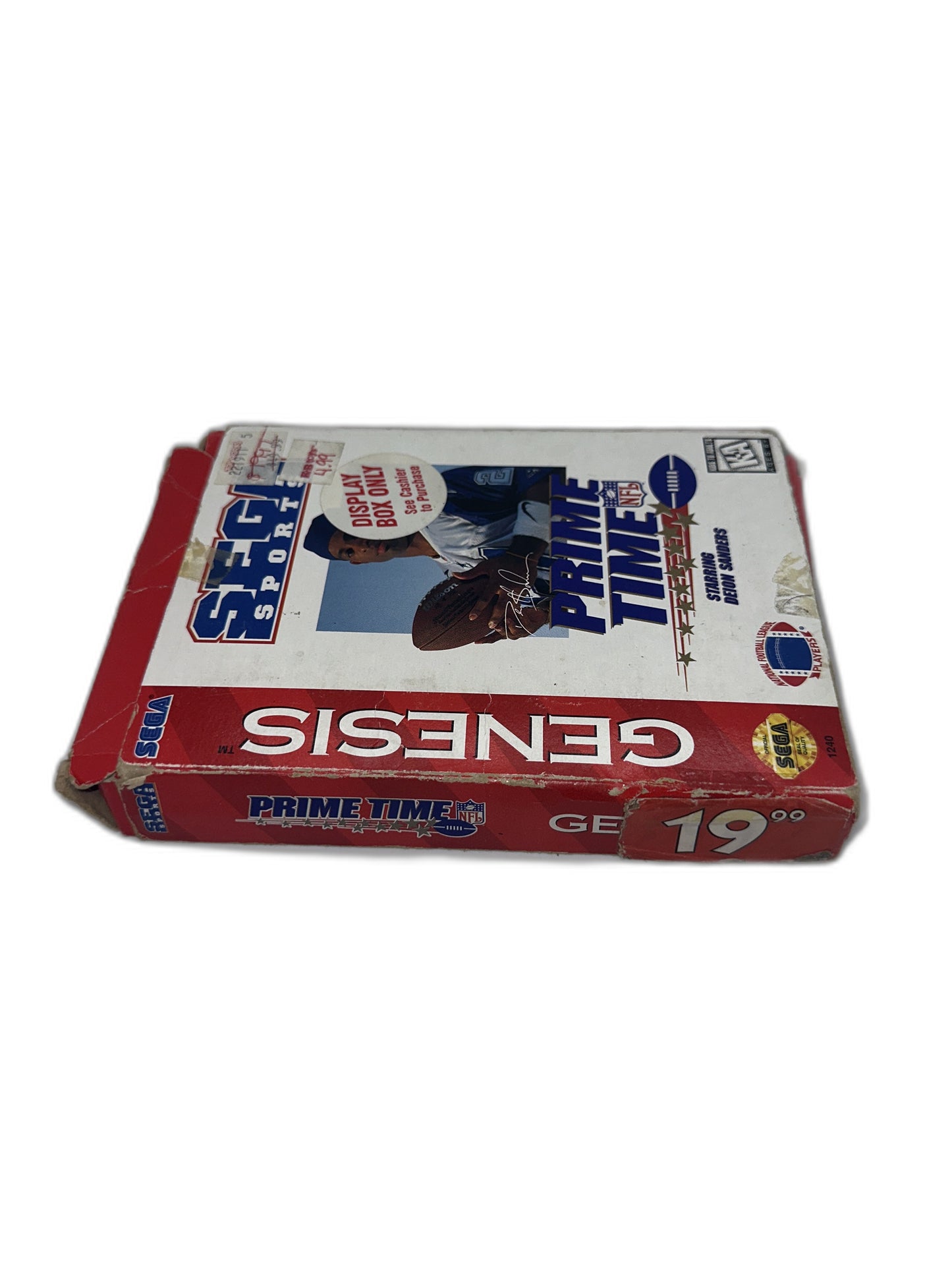 Sega Genesis Sports Primetime Nfl Deion Sanders CIB Tested
