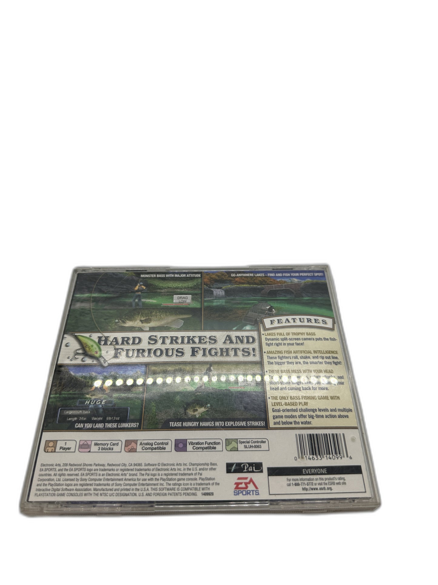 Sony PS1 Championship Bass CIB Tested