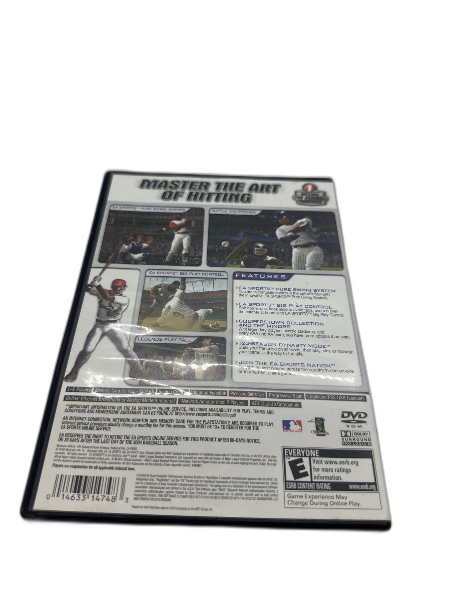 Sony PS2 Mvp Baseball 4 CIB Tested