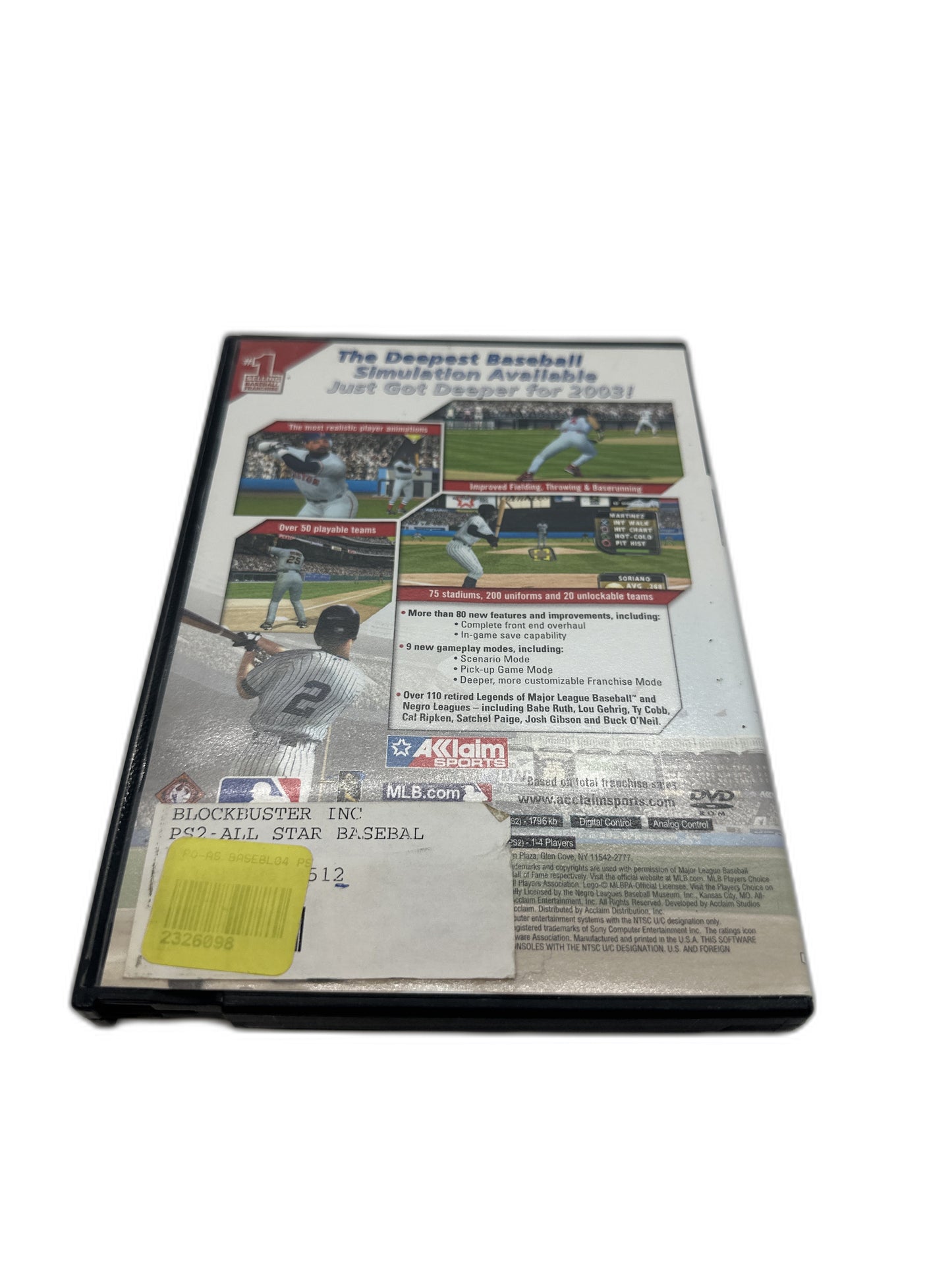 Sony PS2 All Star Baseball 4 Tested