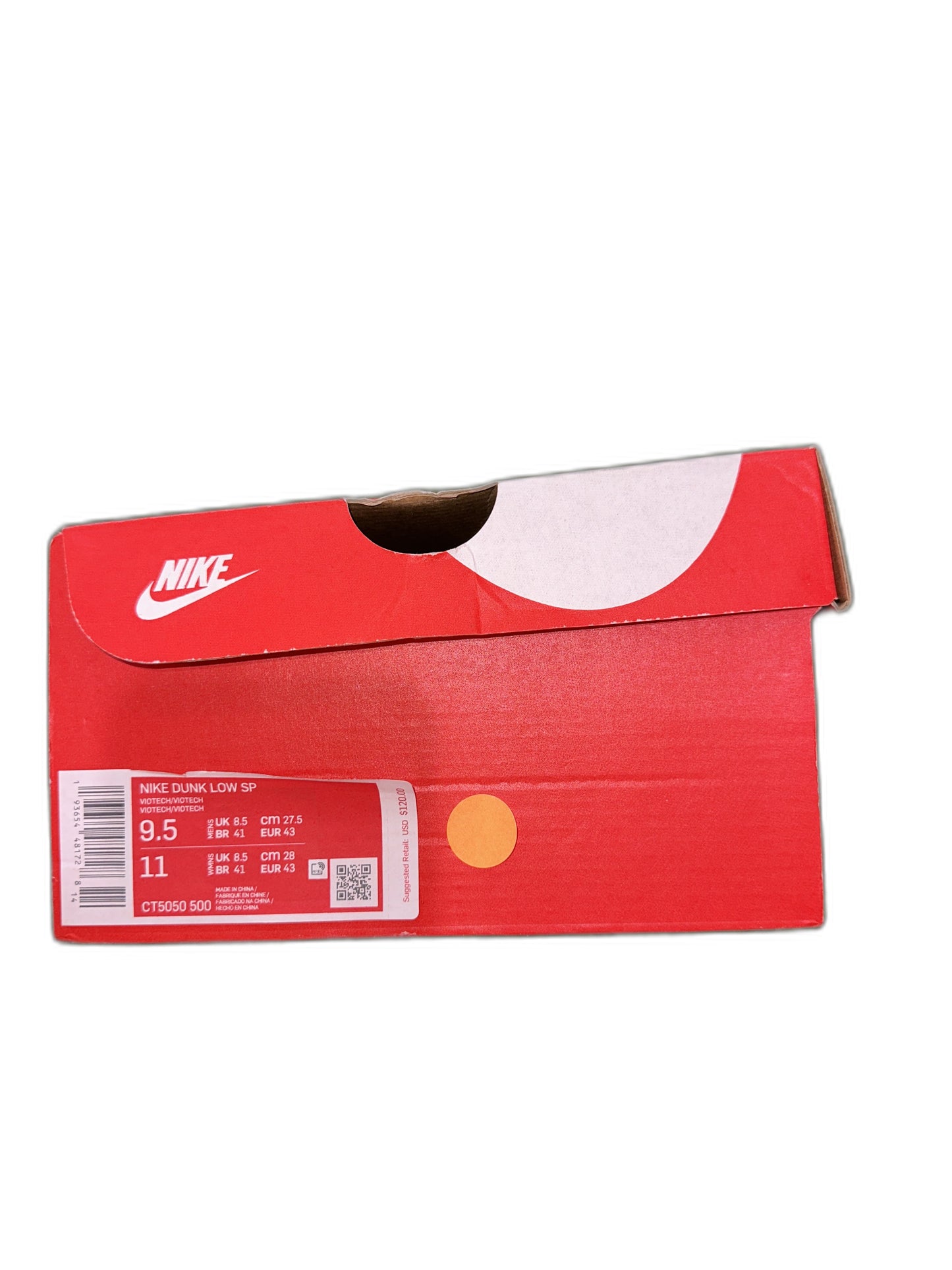 New Nike Dunk Low Viotech Size 9.5 Mens CT5050500