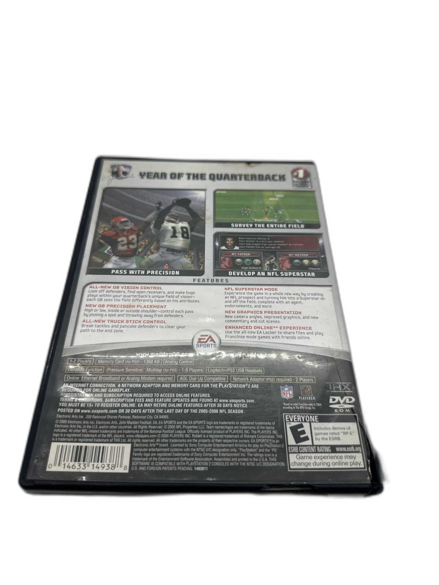 Sony PS2 Madden Nfl 6 CIB Tested