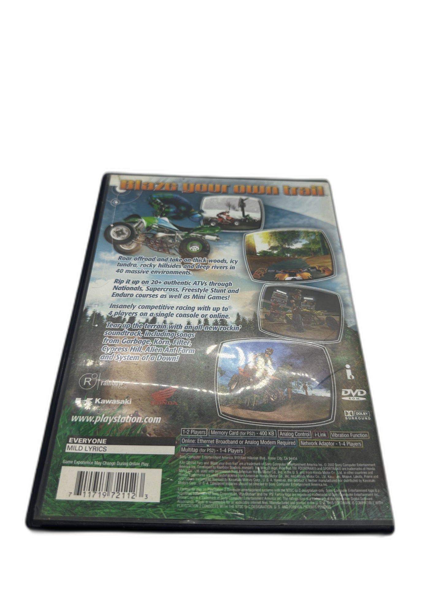 Sony PS2 Atv Offroad Fury 2 CIB Tested