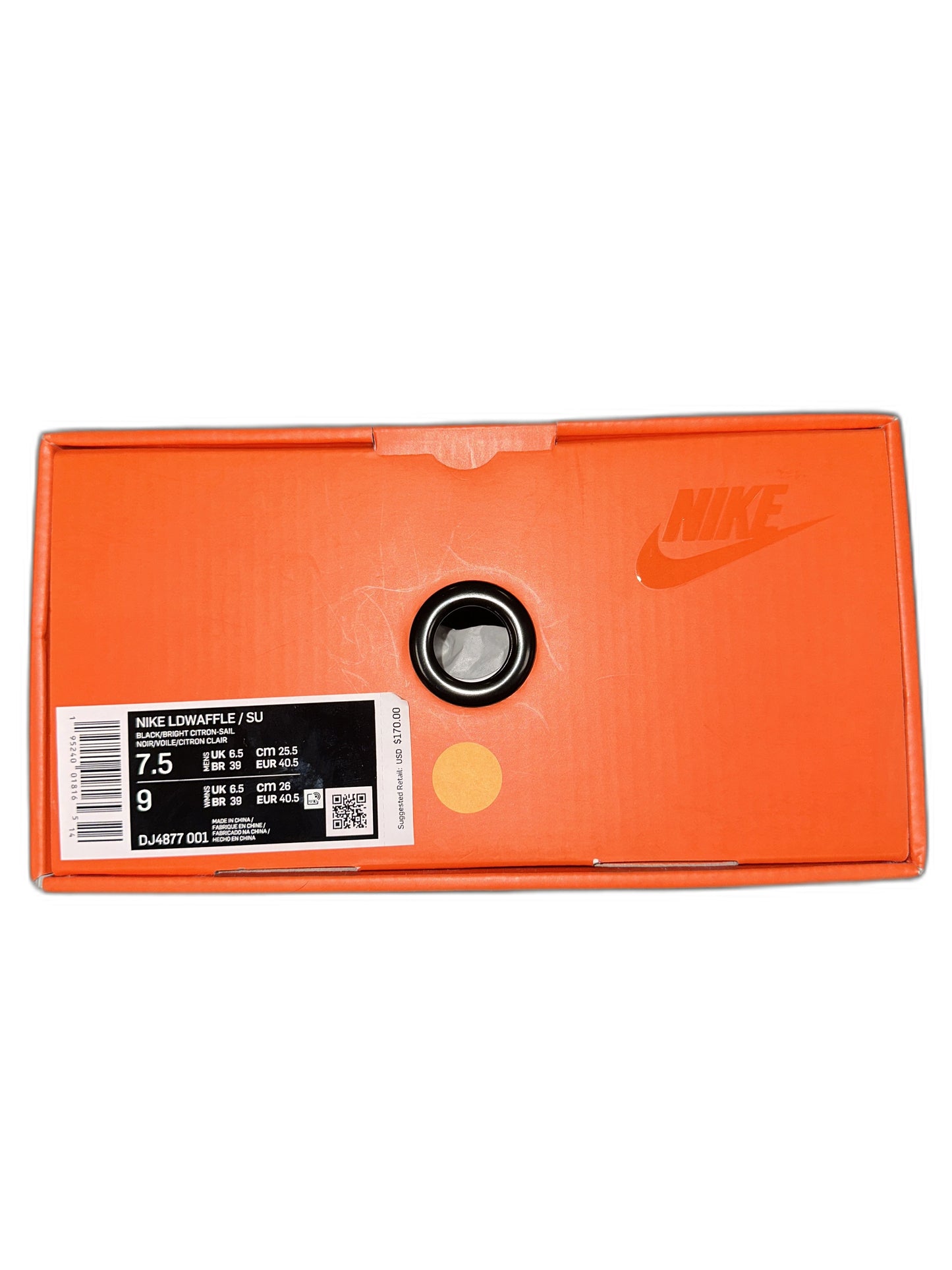 New Nike Waffle Undercover Sacai Yellow Size 7.5 Mens DJ4877001