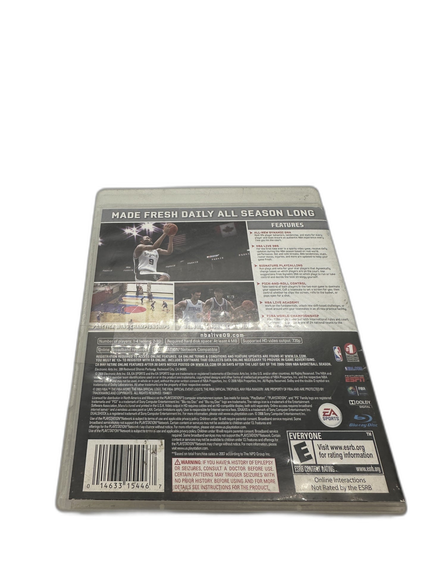 Sony PS3 Nba Live 9 Tested